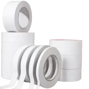 Double Sided Packing Tape Envelope Nonwoven Paper Coated Tissue Easy Tear White Strong Adhesion Heat Resistant Waterproof Glue