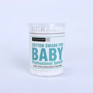 Double Spiral Head Super-fine Round Paper Cotton Swab Natural Degradable Daily Newborn Baby for Baby Health