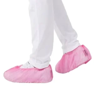 Double Tendon Lock Edge Shoe Cover Ventilate Woven Overshoes Thickened Medical Shoe Covers