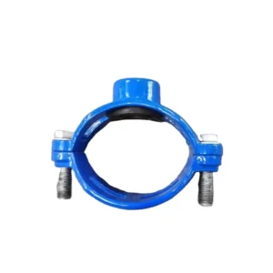 Ductile Iron DN150 Saddle Clamps Service Saddle for Iron Pipe