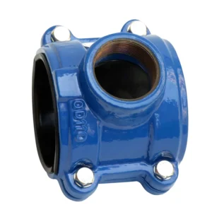Ductile Iron Saddle Clamp for PVC PE Pipe
