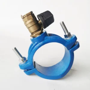 Ductile Iron Threaded Mechanical Tee Tapping Tee of PE PVC Pipes with Epoxy Coating