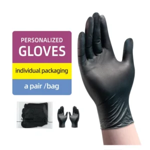 Durability and Flexibility Nitrile Kitchen Food Handling Gloves Disposable for Household and Restaurant Use