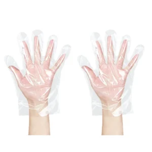 Durable Disposable PE Gloves Waterproof Food Safe Individually Packaged