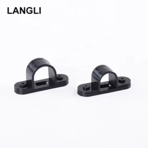 Durable Flame-retardant PP PVC Connector Plastic Pipe Fixing Pipe N-shaped Saddle Clamp