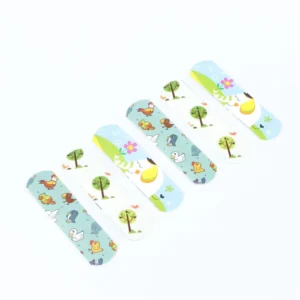 Durable PE Material Cartoon Band Aids with Safety Features