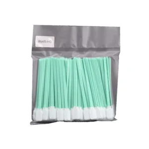 Dust Free Purification Double Layer Cloth Swab Single Sided Cotton Bud with Wipe Stick Made of Polyester Fiber