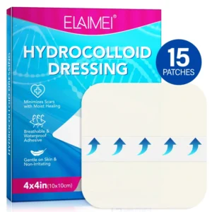 ELAIMEI Breathable Transparent Wound Care Dressings Tape Waterproof Self Adhesive Hydrocolloid Wound Dressing
