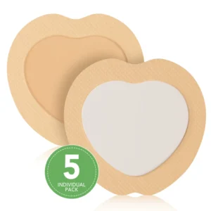 ELAIMEI Self Adhesive Silicone Wound Dressing Breathable Waterproof with Silver Ion Foam Healthcare Supply for Wound Care