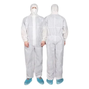 EN1149-5 Type 5 6 Hospital Waterproof Anti static SMS Medical Clothing PPES Protective Coverall