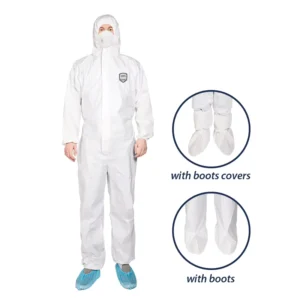 EN14126 Type 5 6 Biological Protective Clothing Against Chemical Spray