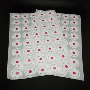 EO Indicator Labels Medical EO Sterilization Chemical Indicators Dia From Red to Blue