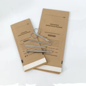 EO Steam Sterilization Pouches 160~220 High Temp-resistant Medical Paper Customizable Sizes for Medical Beauty