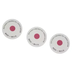 EO Sterilization Indicator Adhesive Sticker Labels Barcode 12.75mm Paper Labels ISO9001 Certified Customizable for Chemical Use