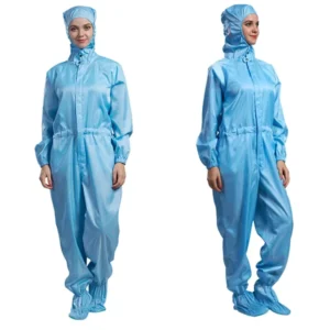ESD Working Coveralls Cleanroom Lint Free Jumpsuits Anti Static Garment Safety Clothing