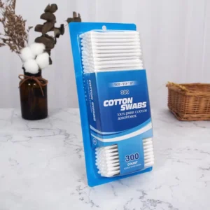 Ear Cleaning Bamboo Wooden Cotton Buds Paper Stick Cotton Swabs