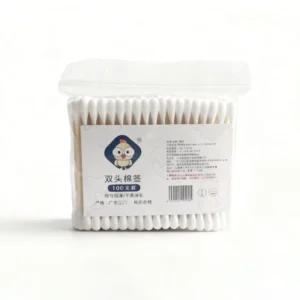 Easy Carry Multipurpose Cotton Buds for Ears Daily Disposable Eco-friendly Cotton Swabs Bamboo Stick 7.9CM Bulk 24 Small Packs