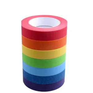 Easy Tear Crepe Paper Masking Roll for Painting UV Masking Tape Auto Painting Tape for Home Decor Masking