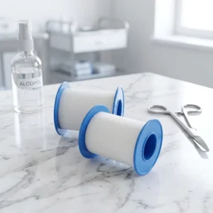 Easy to Tear Surgical Wound Tape Custom Breathable Medical Adhesive Tape Antibacterial Cellulose Acetate Cloth Silk Tape