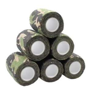 Easy to Use Camo Design Non Woven Self Adhesive Cohesive Elastic Bandage Tattoo Grip