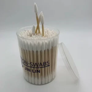 Eco-Friendly 100pcs Bamboo Cotton Swab for Ear Clean