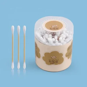 Eco Friendly 6 Inch Qtips Long Big Head Cotton Bud Bamboo Ear Cleaning Swabs Cosmetic Cotton Swab