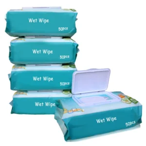 Eco-Friendly Alcohol Free Non-Woven Antibacterial Extra Soft Baby Wet Wipes Individually Wrapped Flushable 15cm*20cm