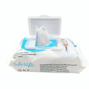 Eco Friendly Bamboo Biodegradable Soft Cotton 80pcs OEM Baby Care Antiseptic Disinfection Wipe Scented Cleansing Wipes Wipe