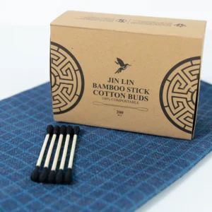 Eco Friendly Bamboo Cotton Round Swab Nose Buds