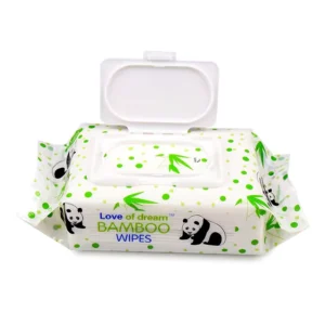 Eco Friendly Biodegradable Disposable Organic Bamboo Cleaning Baby Wet Wipes