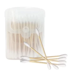 Eco Friendly Cotton Swabs Lint Free Hypoallergenic Cotton Buds for Makeup Ear Cleaning Baby Care
