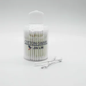 Eco-Friendly Daily Use Paper Stick Cotton Swabs Double Round Head Cotton Buds