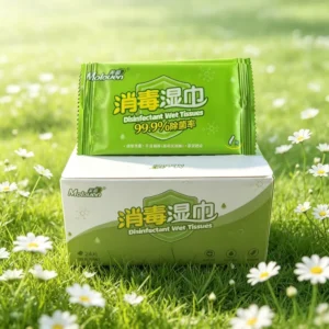 Eco Friendly Disinfection Wipes Alcohol Free for Sensitive Skin Mild Individually Wrapped Soft Texture 24 Piece Pack