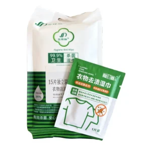 Eco Friendly Non Woven Soft Cleaning Wipes 150x180mm Individually Wrapped 12 Count
