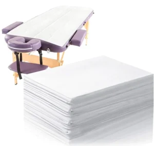 Eco-Friendly Portable Non Sterile Blue Disposable Bed Pads Non Woven Fabric Hospital Bed Sheets