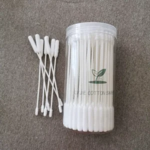 Eco Friendly Reusable Double Head Large Long Paper Stick Cotton Swab