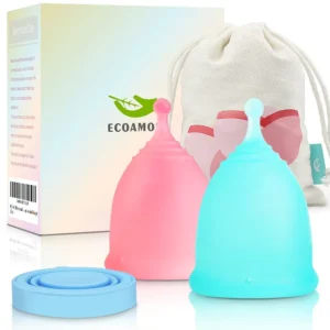 Eco Friendly Reusable Medical Grade Silicone Menstrual Cups Kit with Copas and Customizable Logo