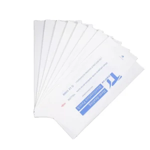 Eco Friendly Waterproof Peel Easily 70gsm Medical Grid Lacquer Coated Shrink Label Paper CMYK Printing EO Gas Sterile Customized