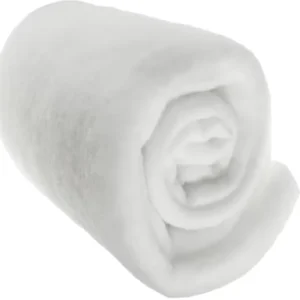 Eco-friendly 100% Polyester Microfiber Fabric Fluff Quilt Batting Upholstery 36 Inch X 5 Yard X 0.4 Inch Plain Style
