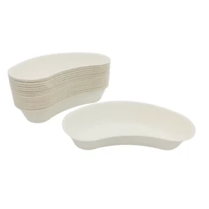 Eco friendly Kidney Shaped Pulp Paper Tray for Surgical Disposables