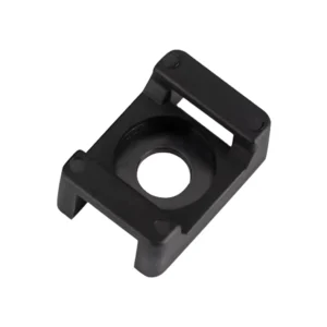 Eco friendly Material Ties Screw Nylon Saddle Type Tie Mount Cable Clamp