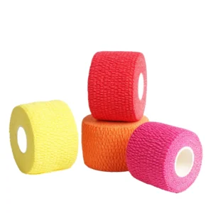 Elastic Adhesive Cotton Bandage Tape 5cm Breathable Unisex Sport Athletic Gym Fitness Thumb Grip Light Tear