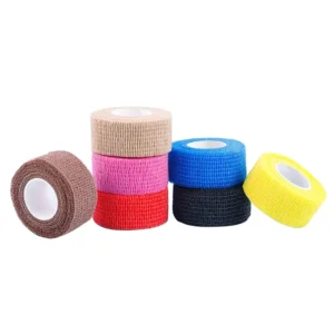 Elastic Adhesive Non woven Tubular Net Waisted Bandage Gym Sports Solid Color Bandage