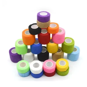 Elastic Bandage Wrap Self Adhesive Self Adherent Tape for Stretch Athletic Sports Wrist Ankle