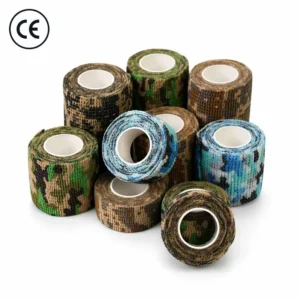 Elastic Camouflage Self Adhesive Bandage for Sports Ankle Support Breathable Cohesive Wrap Tape for Outdoor Fitness and CS Gear