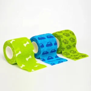 Elastic Cohesive Veterinary Medical Bandage for Pet Cattle and Livestock