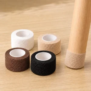 Elastic Cohesive Wrap Furniture Leg Pads Tape for Pet Furniture Sofa Leg Stability
