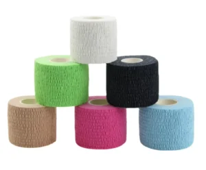Elastic Cotton Cohesive Bandage Tear Able Stretch Tape Sport