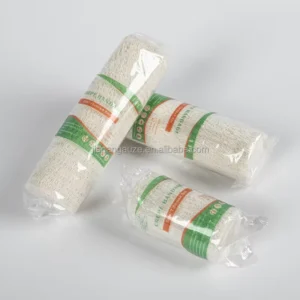 Elastic Crepe Bandage 5cm 7.5cm 10cm 15cm Width Cotton Spandex Compression Bandage Roll for Sports Medical Use
