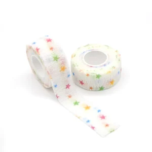 Elastic Self Adhesive Bandage for Wrist Joint Finger Protection Waterproof Breathable Cohesive Wrap Tape for Sports Training